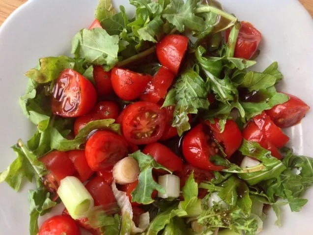 Rezept: Süßkartoffel mit Schmand und Rucolasalat Bild Nr. 2 Süßkartoffel mit Schmand und Rucolasalat - Rezept - Bild Nr. 2