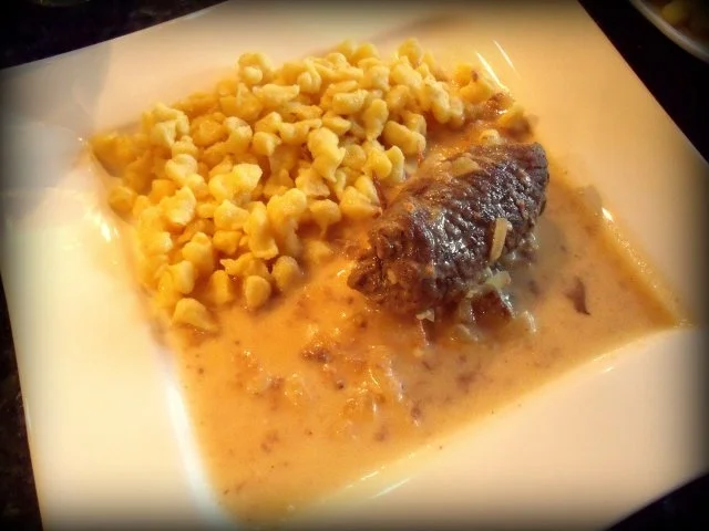 Fleisch: Gorgonzola-Birnen-Rouladen - Rezept