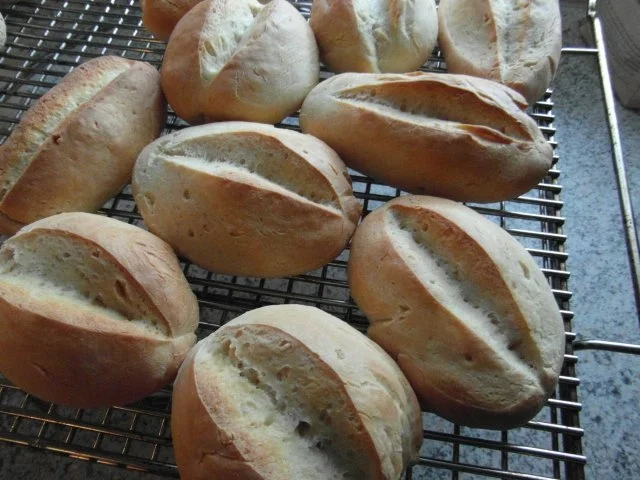 Backen :  helle Brötchen / Semmel - Rezept - Bild Nr. 3