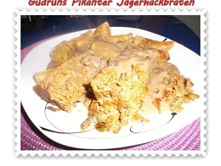 Hackfleisch: Pikanter Jägerhackbraten - Rezept