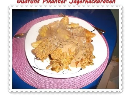 Hackfleisch: Pikanter Jägerhackbraten - Rezept - Bild Nr. 12
