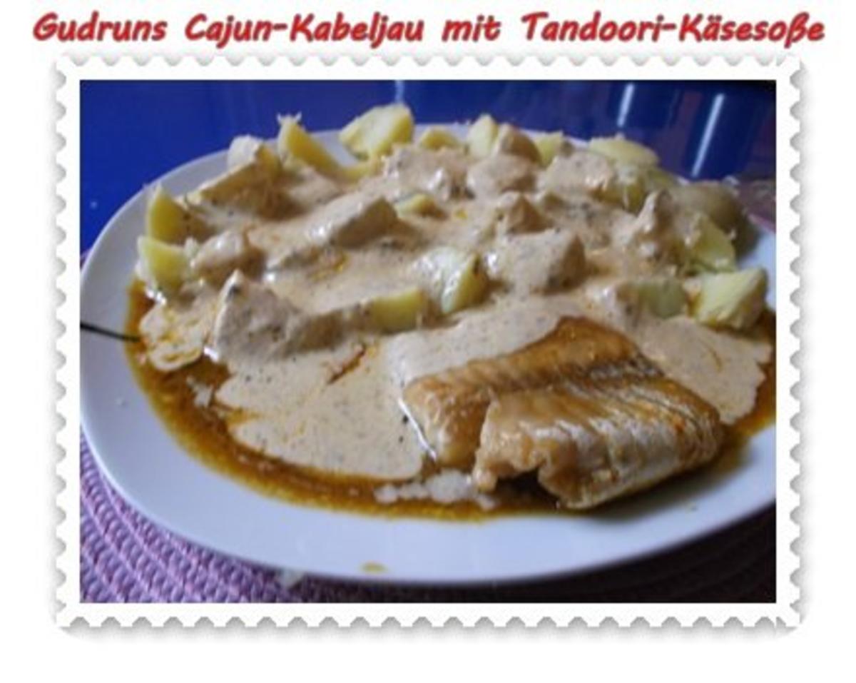 Fisch: Cajun-Kabeljau mit Tandoori-Käsesoße - Rezept