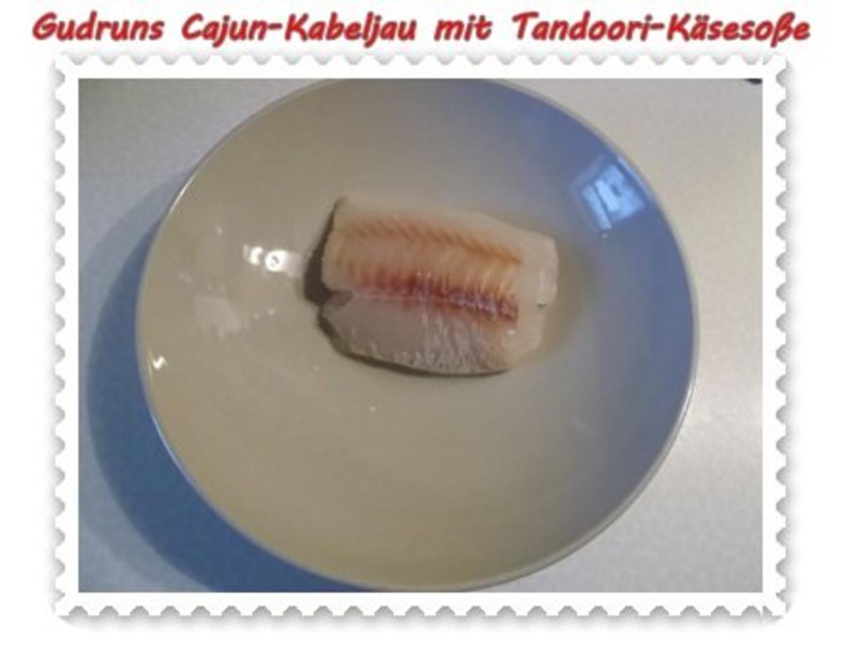 Fisch: Cajun-Kabeljau mit Tandoori-Käsesoße - Rezept - Bild Nr. 2