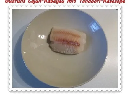 Fisch: Cajun-Kabeljau mit Tandoori-Käsesoße - Rezept - Bild Nr. 2