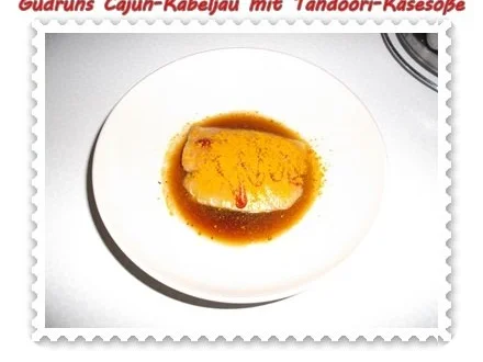 Fisch: Cajun-Kabeljau mit Tandoori-Käsesoße - Rezept - Bild Nr. 4
