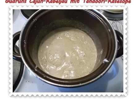 Fisch: Cajun-Kabeljau mit Tandoori-Käsesoße - Rezept - Bild Nr. 7