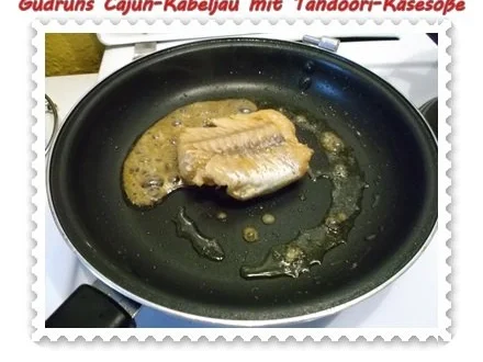 Fisch: Cajun-Kabeljau mit Tandoori-Käsesoße - Rezept - Bild Nr. 8