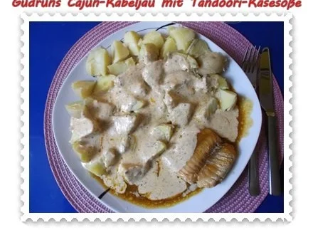 Fisch: Cajun-Kabeljau mit Tandoori-Käsesoße - Rezept - Bild Nr. 12
