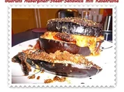 Fleisch: Auberginen-Steak-Sandwich - Rezept