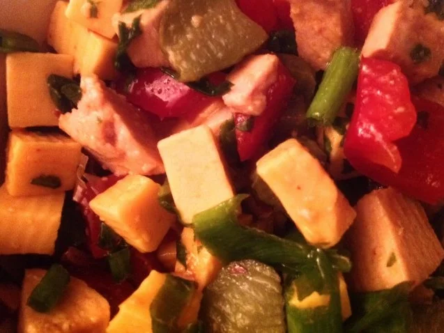 Wurst-Käsesalat - Rezept