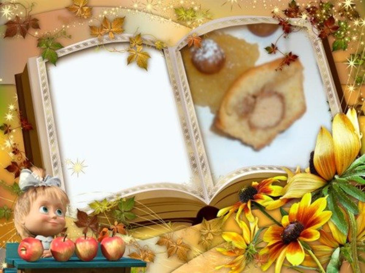 Kuchen : Muffins mit Amaretto Apfelkompott und Marzipankartoffeln - Rezept - Bild Nr. 2