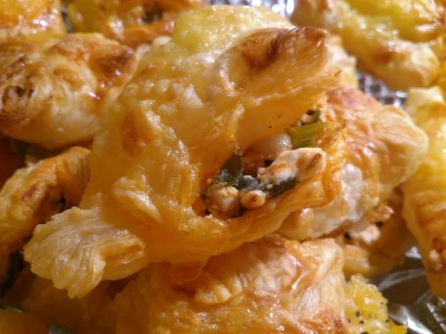 Rezept: überbackene Blätterteig Teilchen überbackene Blätterteig Teilchen - Rezept