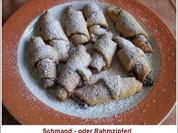 Schmand - oder Rahmzipferl ca 20 - 25 Stck. - Rezept
