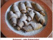 Schmand - oder Rahmzipferl ca 20 - 25 Stck. - Rezept
