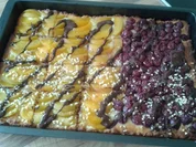 Schneller Fruchtkuchen vom Blech - Rezept