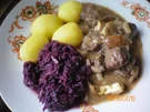 Steinpilz-Wildschwein-Rahmgulasch - Rezept