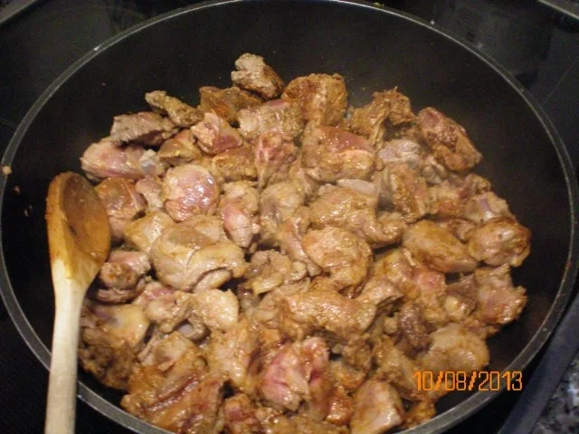 Steinpilz-Wildschwein-Rahmgulasch - Rezept - Bild Nr. 3