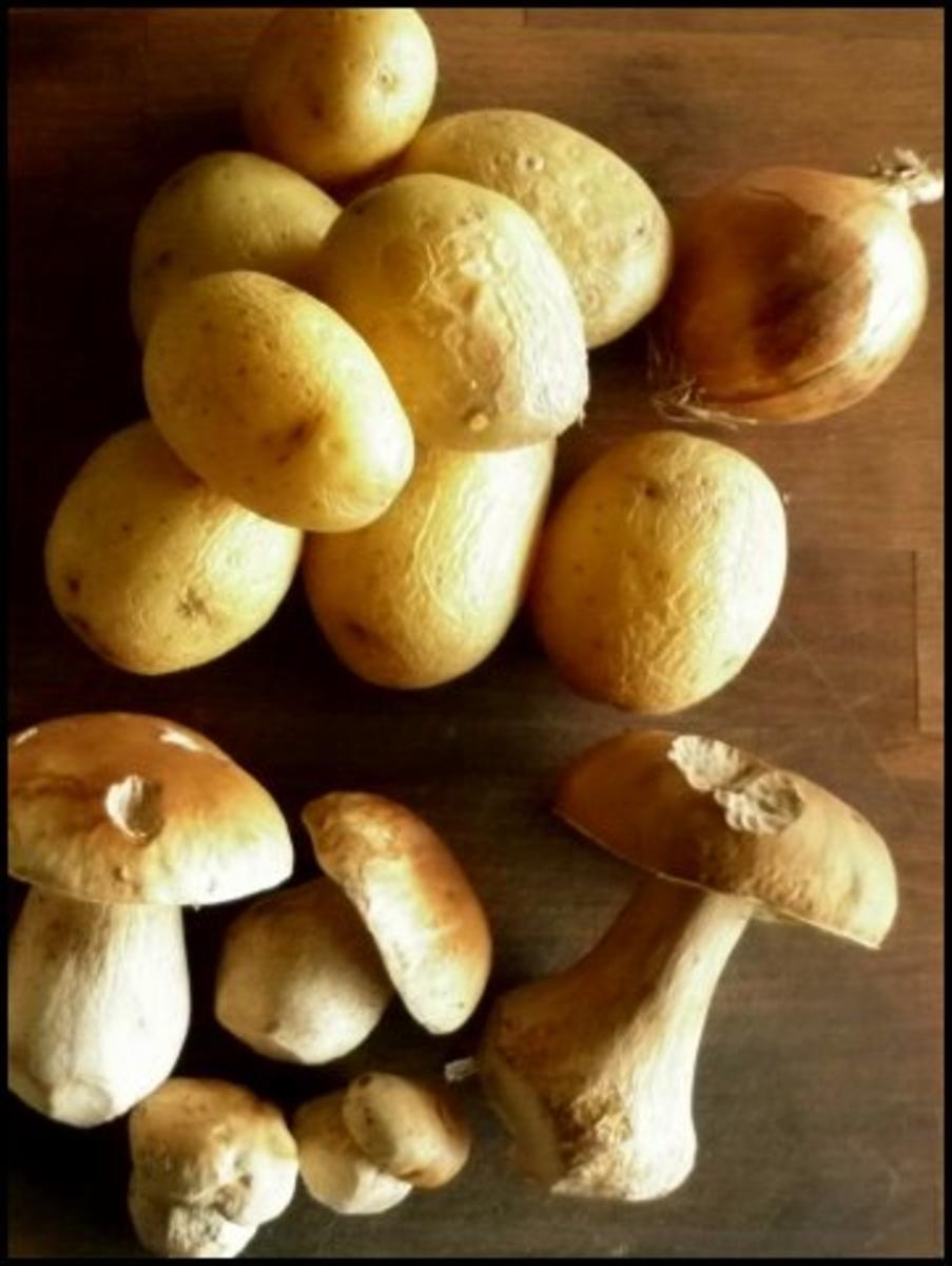 Kartoffelkuchen mit Steinpilz-Füllung und Knusperkruste - Rezept - Bild Nr. 2