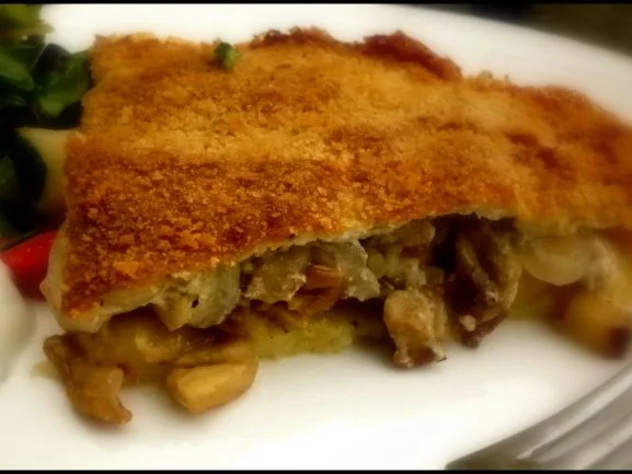 Kartoffelkuchen mit Steinpilz-Füllung und Knusperkruste - Rezept - Bild Nr. 11