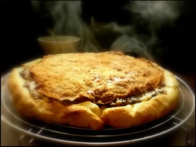 Kartoffelkuchen mit Steinpilz-Füllung und Knusperkruste - Rezept - Bild Nr. 10