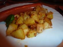 Beilagen: Scharfe Kartoffel-Apfel-Pfanne - Rezept