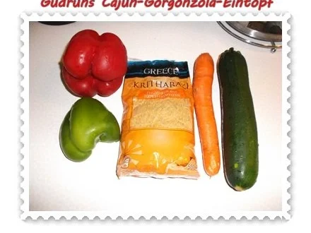 Rezept: Suppe: Gorgonzola-Cajun-Suppe Bild Nr. 2 Suppe: Gorgonzola-Cajun-Suppe - Rezept - Bild Nr. 2