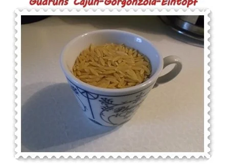 Rezept: Suppe: Gorgonzola-Cajun-Suppe Bild Nr. 3 Suppe: Gorgonzola-Cajun-Suppe - Rezept - Bild Nr. 3