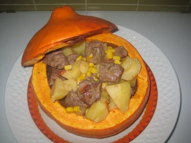 Gefüllter Kürbis - Rezept