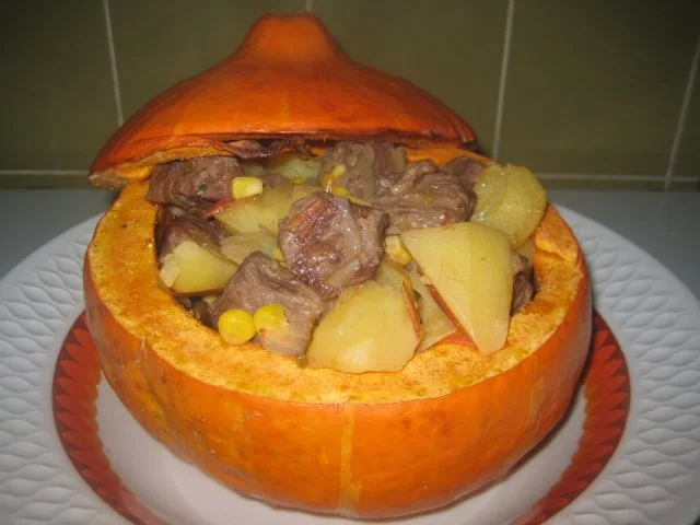 Gefüllter Kürbis - Rezept - Bild Nr. 3