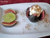 Rotwein - Feige mit Limetten - Frischkäsecreme - Rezept