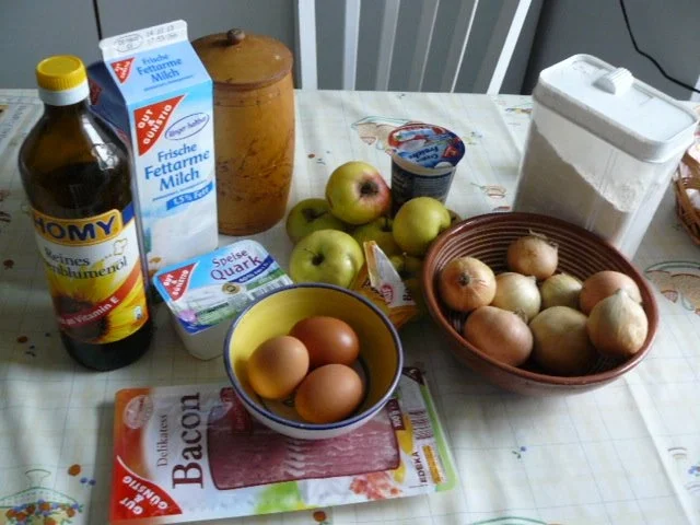 Rezept: Apfel-Zwiebel-Quiche Bild Nr. 2 Apfel-Zwiebel-Quiche - Rezept - Bild Nr. 2