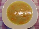 Geröstete Grießsuppe mit Karotten, Apfel und Ingwer - Rezept