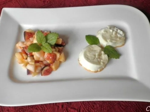 Herbstsalat und warme Ziegenfrischkäse -Taler - Rezept - Bild Nr. 2