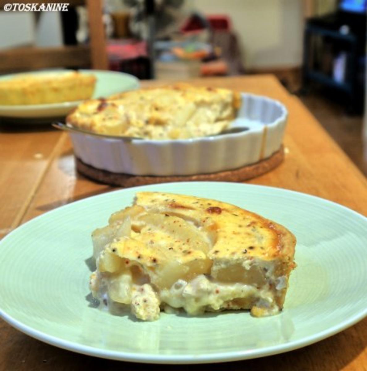 Ziegenkäse-Birnen-Tarte - Rezept - Bild Nr. 12