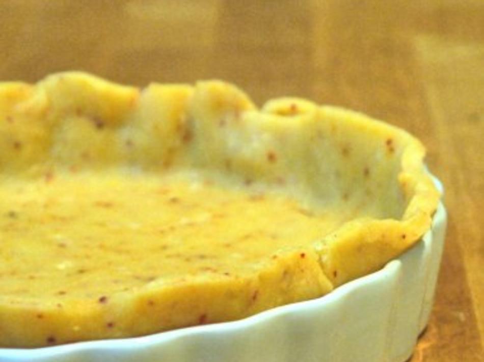 Ziegenkäse Birnen Tarte - einfach - 98 kcal/100g