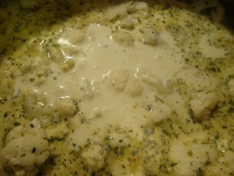 Blumenkohlcremesuppe mit "feinen Bröseln" - Rezept - Bild Nr. 8