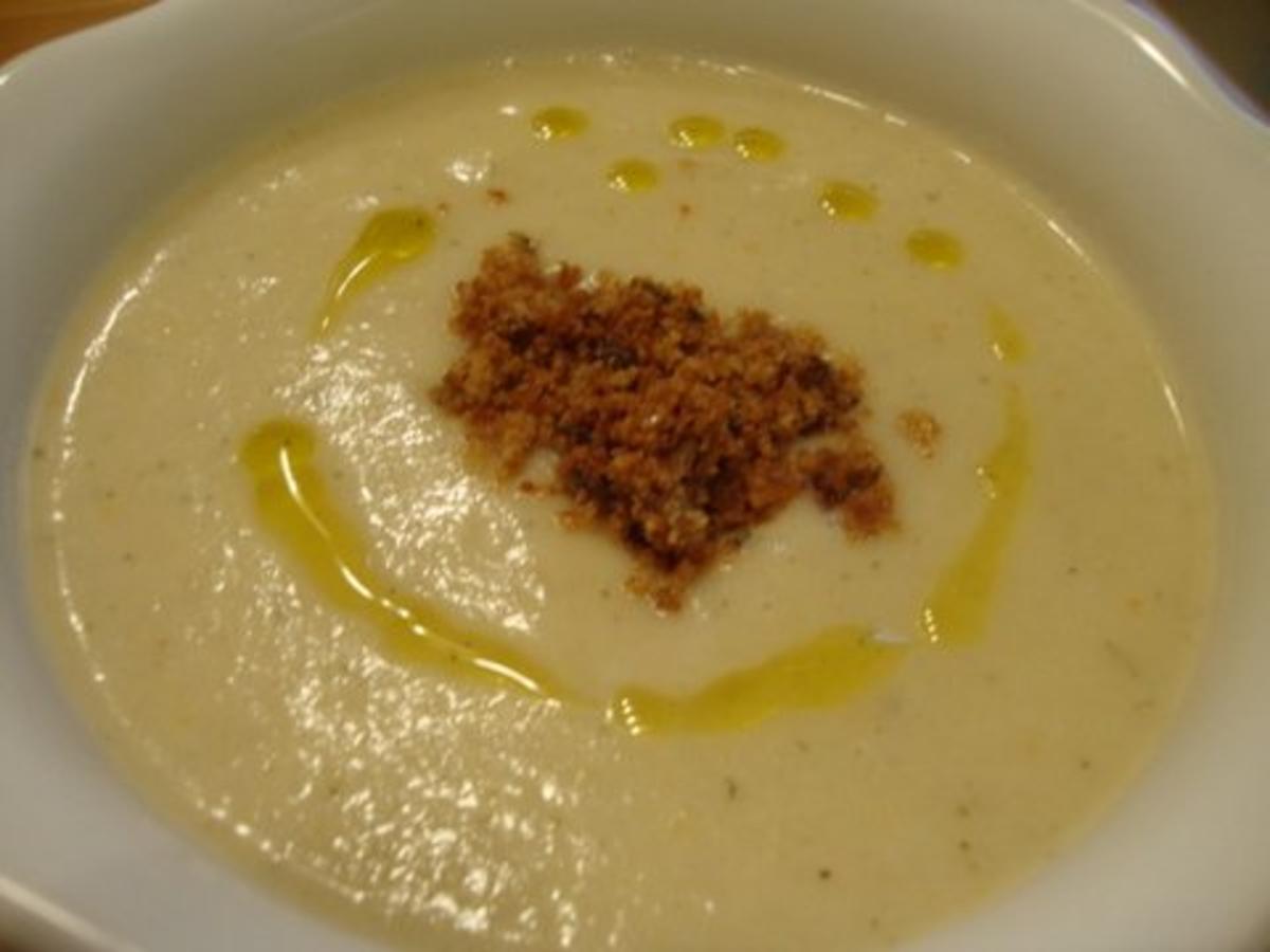 Blumenkohlcremesuppe mit "feinen Bröseln" - Rezept - Bild Nr. 15