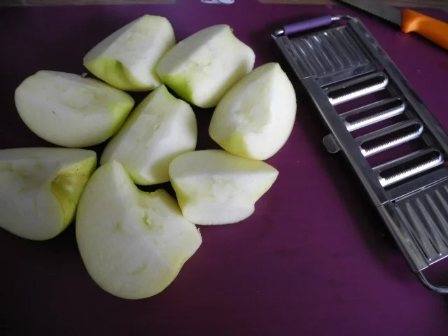 Rezept: Fisch : Bismarckhering auf Apfel-Joghurt dazu Pellkartoffeln Bild Nr. 5 Fisch : Bismarckhering auf Apfel-Joghurt dazu Pellkartoffeln - Rezept - Bild Nr. 5