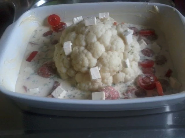 Rezept: Blumenkohl- Hach- Auflauf a la Mama Bild Nr. 5 Blumenkohl- Hach- Auflauf a la Mama - Rezept - Bild Nr. 5