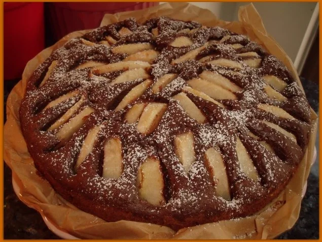 Birnen-Schoko-Eierlikörkuchen - Rezept