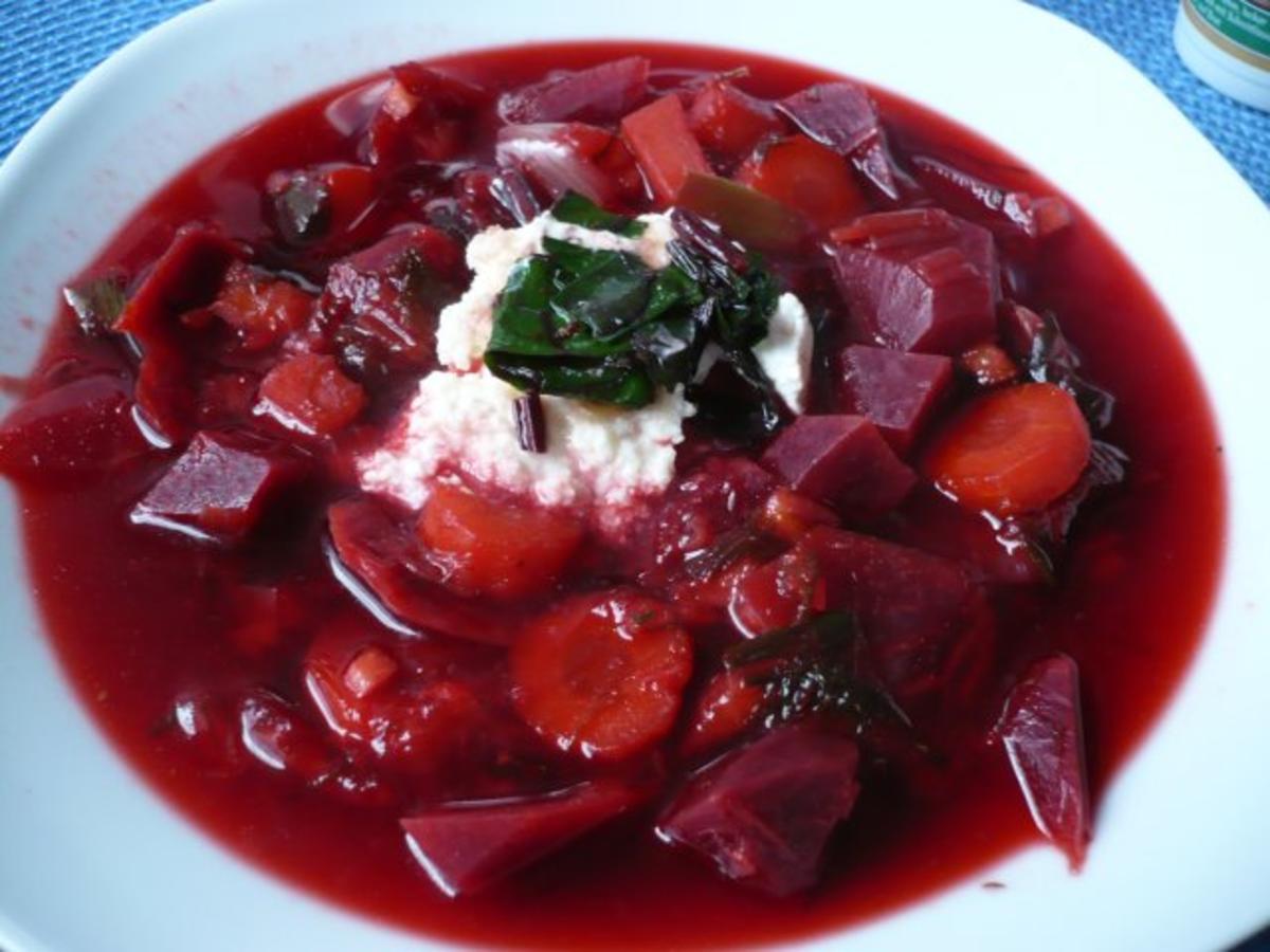 Rote - Bete - Suppe - Rezept mit Bild - kochbar.de