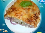 Rezept: Blรคtterteig : gefรผllt mit Thunfisch - Joghurtcreme Blรคtterteig : gefรผllt mit Thunfisch - Joghurtcreme - Rezept