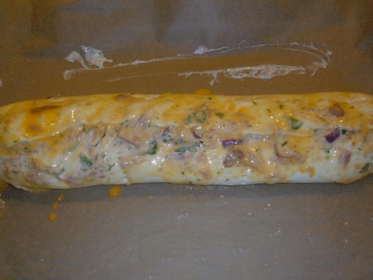 Blätterteig : gefüllt mit Thunfisch Joghurtcreme - einfach - von SCHNEEROSE