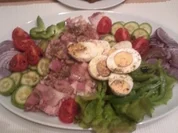 saures Sulzteller mit Kernöl - Rezept