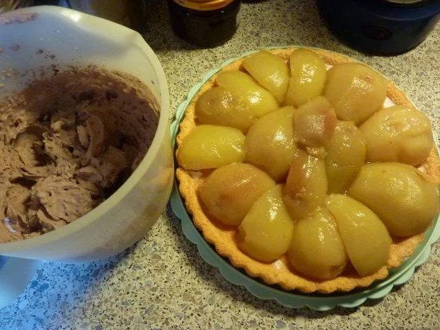 Kuchen: Birnen-Schokotorte - Rezept - Bild Nr. 3