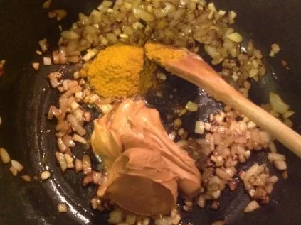 Hähnchen in Curry-Erdnuss-Kokos-Soße - Rezept - Bild Nr. 10