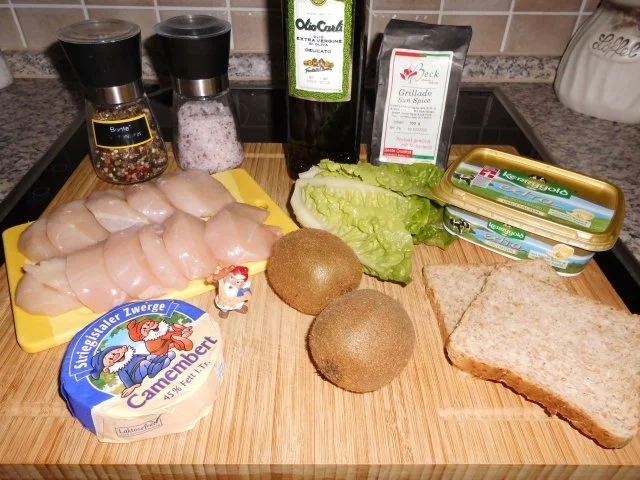 Hähnchen-Kiwi-Toast>> - Rezept - Bild Nr. 3