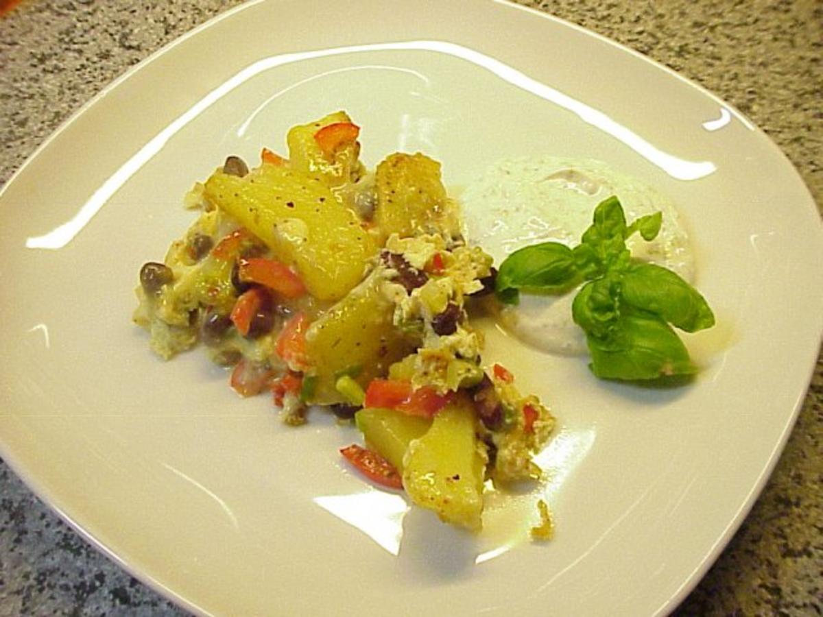 Kartoffel-Bohnen-Tortilla - Rezept mit Bild - kochbar.de