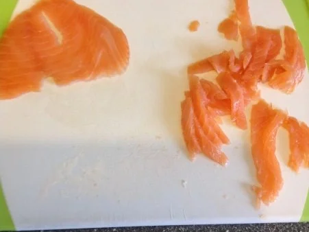 Rezept: Kartoffel - Champignon - Suppe mit Räucherlachs Bild Nr. 9 Kartoffel - Champignon - Suppe mit Räucherlachs - Rezept - Bild Nr. 9