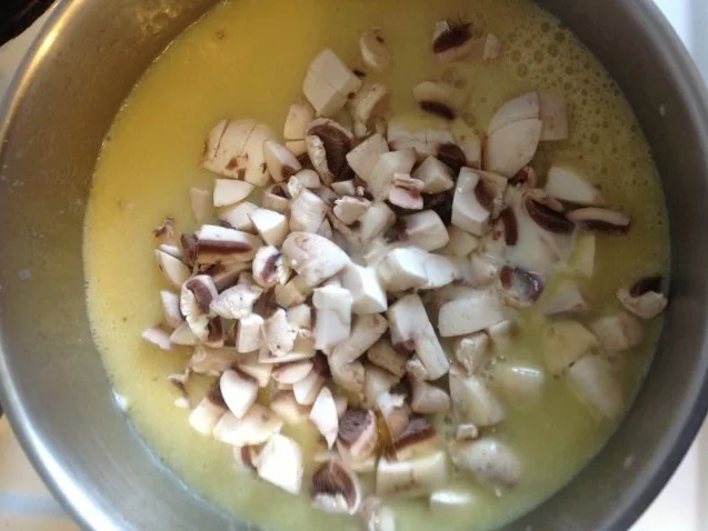 Rezept: Kartoffel - Champignon - Suppe mit Räucherlachs Bild Nr. 11 Kartoffel - Champignon - Suppe mit Räucherlachs - Rezept - Bild Nr. 11